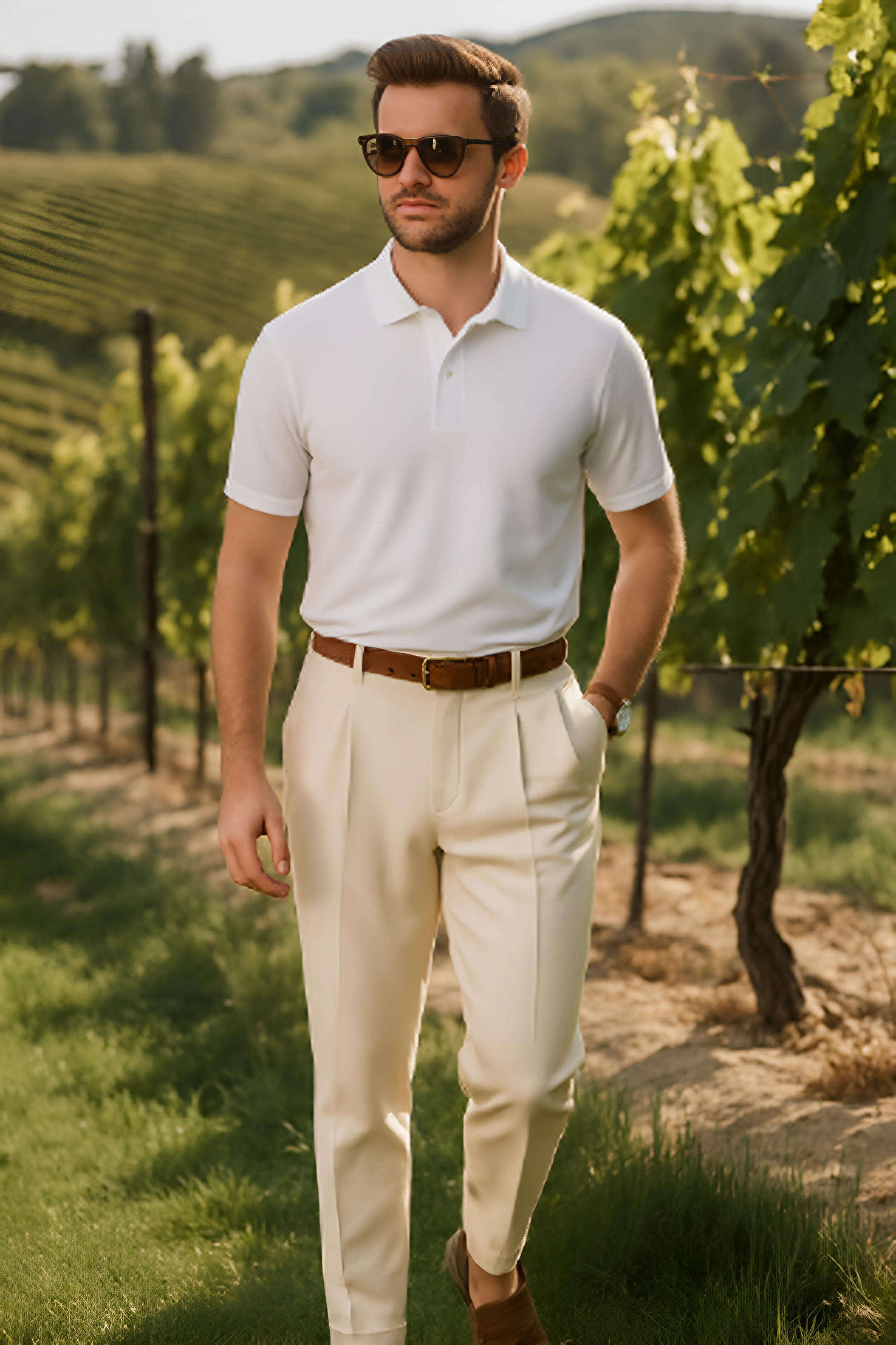 Imperial - Old Money Basic Polo Wit
