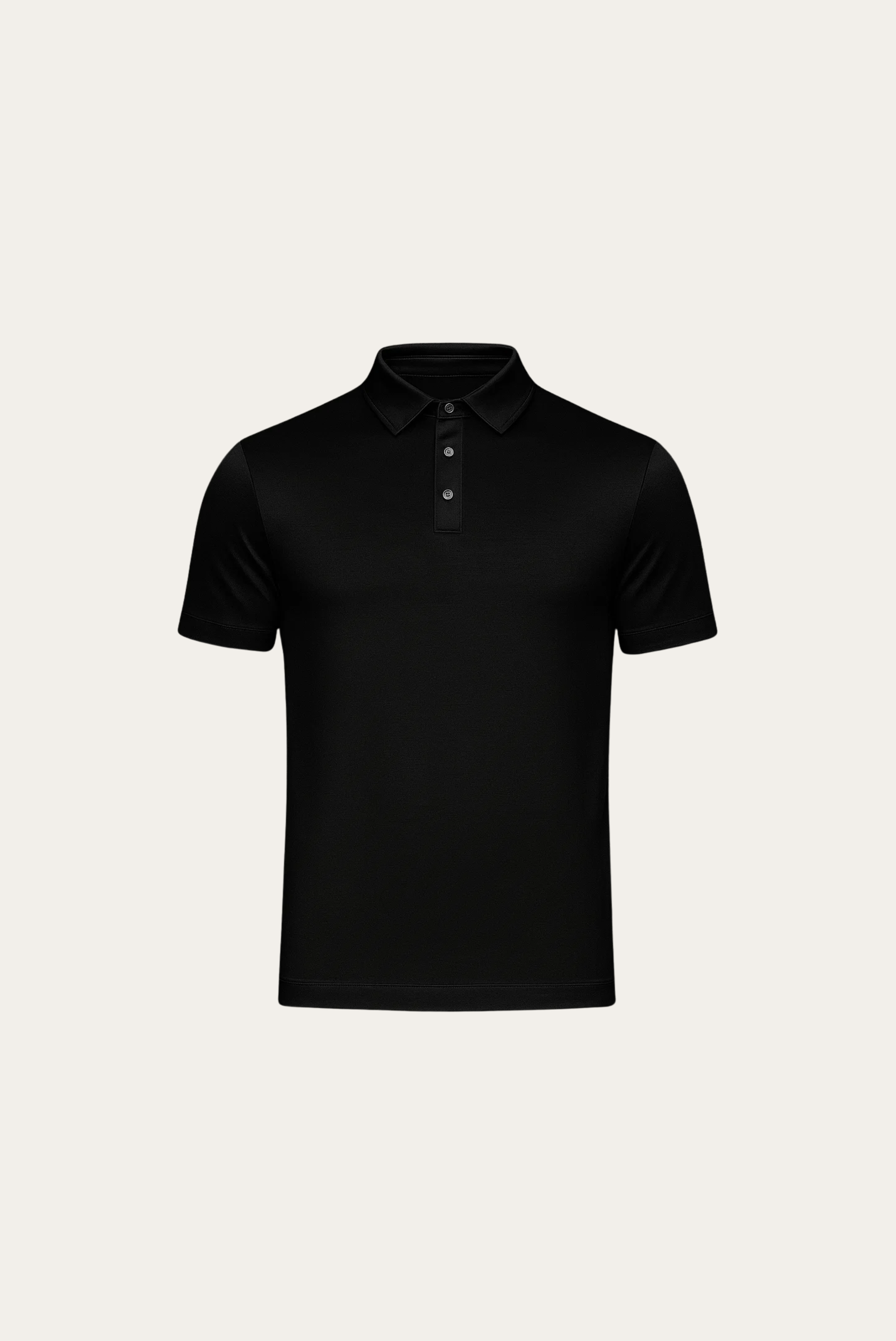 Imperial - Old Money Zwarte Basic Polo