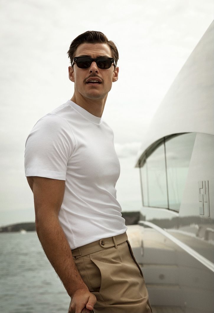 Old Money Witte Imperial Basic T-shirt